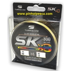 Multifilar Colorido Tubertini SK X8 0,17 - 12.9 Kg - 300 Mts